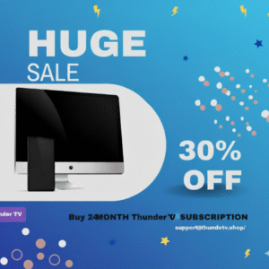 1 Month Subscription Thunder TV IPTV